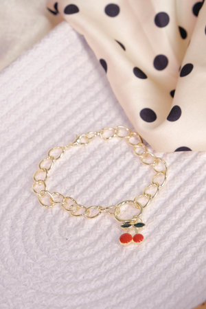 Elegant Gold and Diamond Pendant Necklacesの写真素材