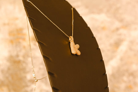 Stylish and Elegant Gold Diamond Jewelry Piecesの写真素材