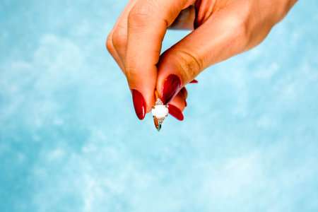 Exquisite Handmade Gold and Diamond Jewelryの写真素材