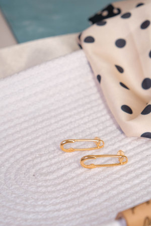 Glimmering Gold Jewelry for Every Styleの写真素材