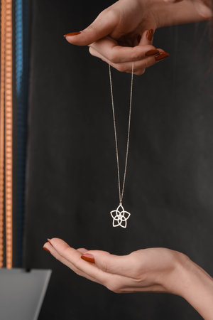 Chic Gold and Diamond Jewelry for Everyday Eleganceの写真素材