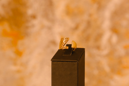 Exclusive Gold and Diamond Jewelry for Luxury Loversの写真素材