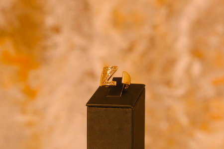 Sophisticated Gold and Diamond Jewelry for Womenの写真素材