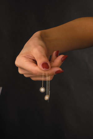 Precious Gold and Diamond Jewelry Setsの写真素材