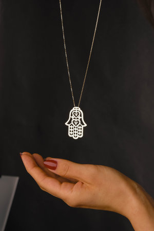 Beautiful golden jewelery with precious stones and diamonds