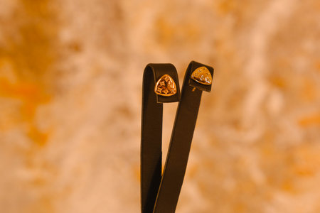 High-End Jewelry: Gold and Diamond Treasuresの写真素材