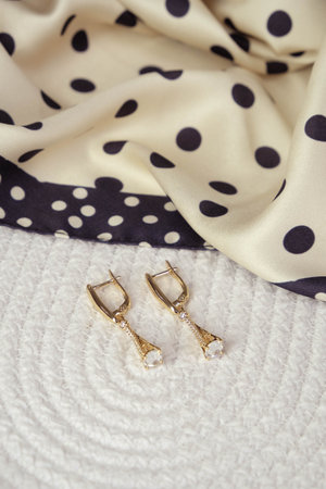 Stunning Gold and Diamond Jewelry for Luxury Loversの写真素材