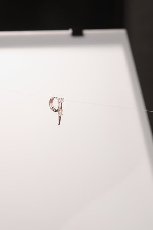 High-End Jewelry: Gold and Diamond Treasuresの写真素材