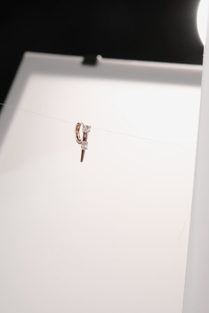 Handmade precious jewelry. Bijouterie and jewelery gold and diamonds for womenの写真素材