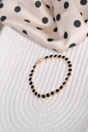 Stylish and Elegant Gold Diamond Jewelry Piecesの写真素材