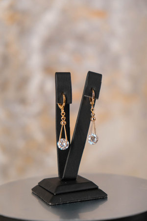 High-End Jewelry: Gold and Diamond Treasuresの写真素材