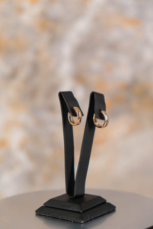 Premium Diamond and Gold Jewelry for Womenの写真素材