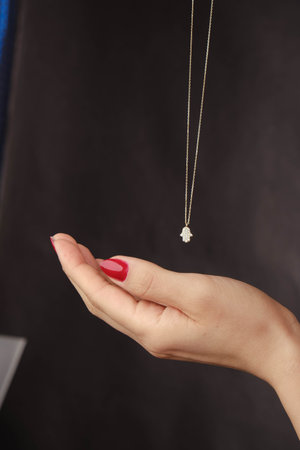 Precious Gold and Diamond Jewelry for Herの写真素材