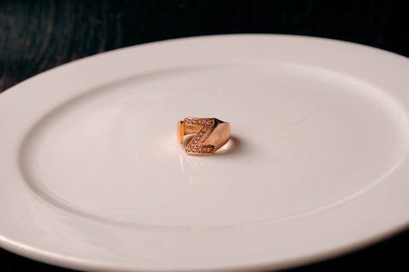 Luxury Diamond and Gold Jewelryの写真素材