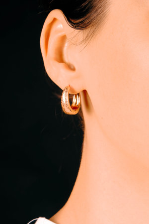 Stylish Gold and Diamond Jewelry for Modern Womenの写真素材