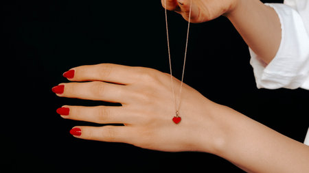 Stylish and Elegant Gold Diamond Jewelry Piecesの写真素材