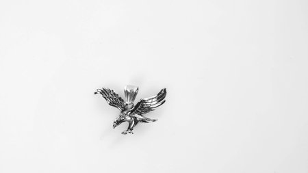 Silver Eagle Pendantの写真素材