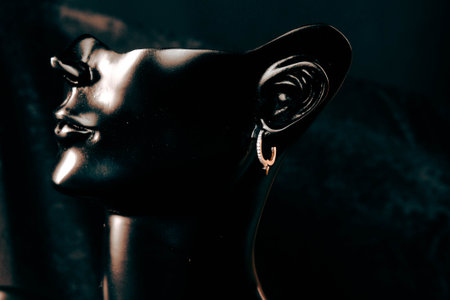 Luxury Gold and Diamond Jewelryの写真素材