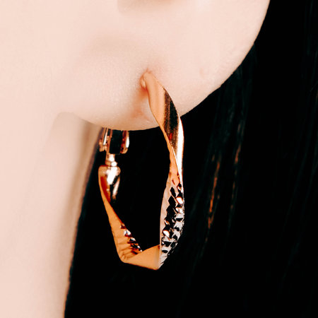 Handmade precious jewelry. Bijouterie and jewelery gold and diamonds for womenの写真素材