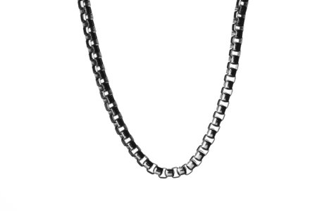 Beautiful Black and White Chain Necklace