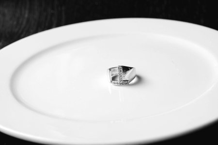 Handmade precious jewelry. Bijouterie and jewelery gold and diamonds for womenの写真素材