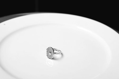 Precious Gold and Diamond Jewelry for Herの写真素材