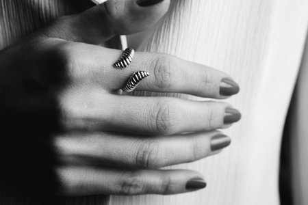 Beautiful Gold and Diamond Cocktail Jewelryの写真素材