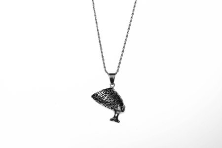 Elegant Gold and Diamond Pendant Necklacesの写真素材