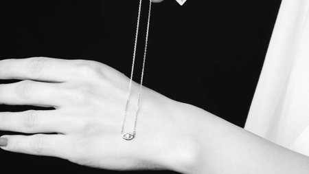 Brilliant Diamond Necklaces and Fine Gold Jewelryの写真素材