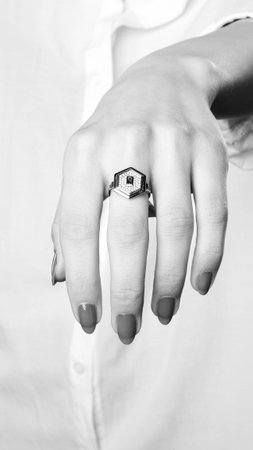 Classic Diamond and Gold Jewelry for Womenの写真素材