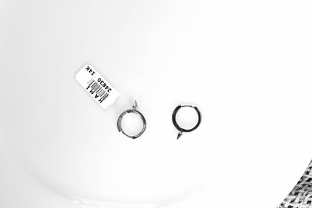 Sophisticated Gold and Diamond Jewelry for Womenの写真素材