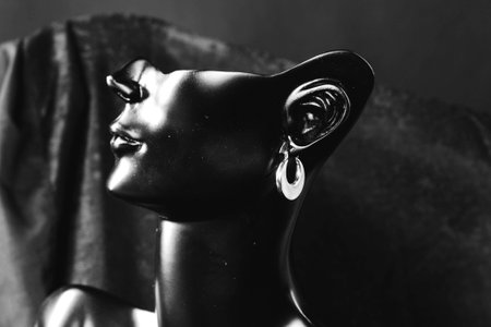 Bold and Elegant Diamond and Gold Statement Piecesの写真素材