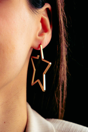 Gold Star Earrings