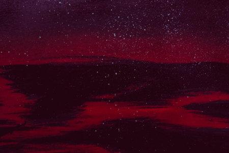 Abstract painted brush strokes texture backgroundの写真素材