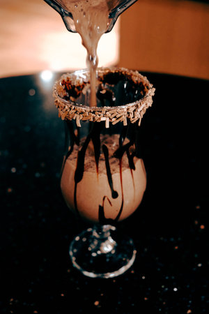 Relaxing coffee break with a hot drinkの写真素材