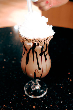 A delightful cup of coffee for any time of the dayの写真素材