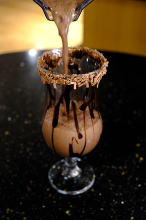 Freshly brewed coffee served in a stylish cup