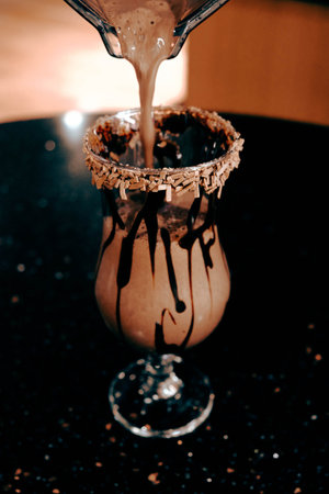 Relaxing coffee break with a hot drink