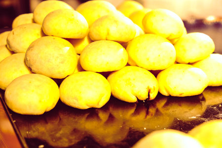 a lot of variety chocolate pralinesの写真素材