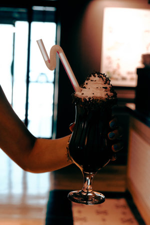 A strong cup of coffee for an energy boostの写真素材