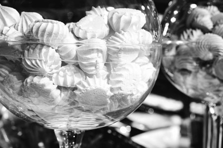 Group of associated cookies. Chocolate chip, oatmeal raisin, white chocolateの写真素材