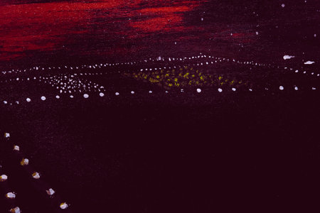 Hand Painted Grunge Texture Background, Vintage and Rustic Oil Painting Effects for Artistic Designの写真素材