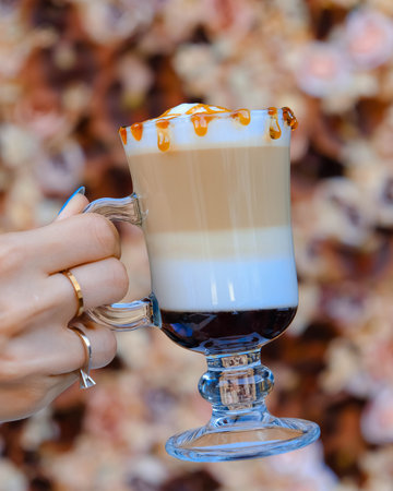 A cup of coffee that's here to make your day brighterの写真素材