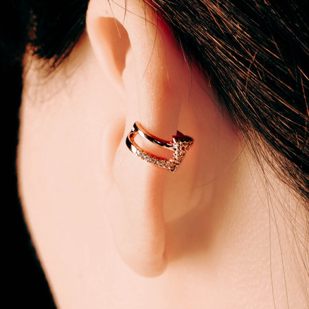 Timeless Jewelry Designs Featuring Gold and Diamondsの写真素材