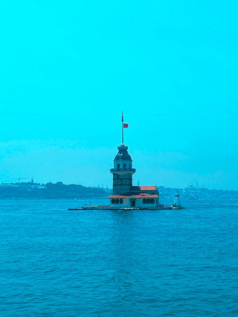 The Maiden's Tower, Istanbul, Turkey; Maiden's Tower also known as Leander's Tower (Tower of...