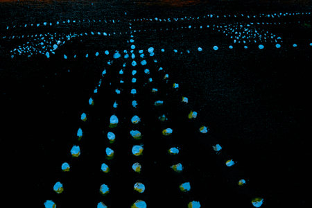 Hand Painted Grunge Texture Background, Vintage and Rustic Oil Painting Effects for Artistic Designの写真素材