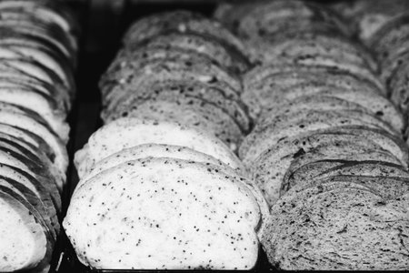 Group of associated cookies. Chocolate chip, oatmeal raisin, white chocolate