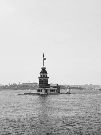 The Maiden's Tower, Istanbul, Turkey; Maiden's Tower also known as Leander's Tower (Tower of...