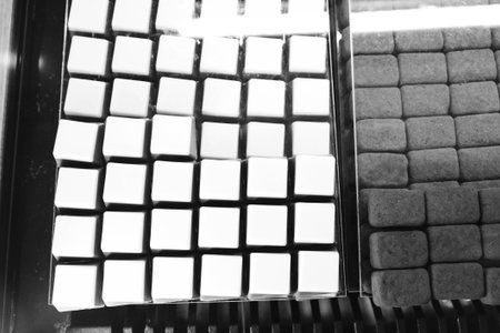 a lot of variety chocolatesの写真素材