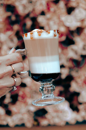 A cozy corner with a steaming cup of coffee